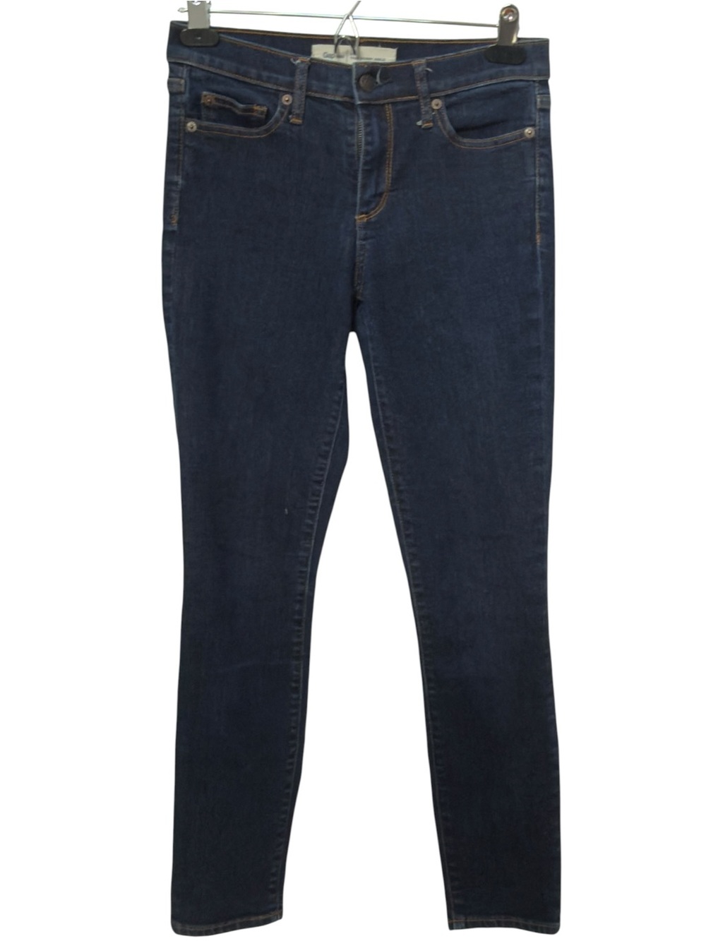 Gap 1969 True Skinny Ankle Rinsed Denim Dark Wash Blue Jeans. 25.